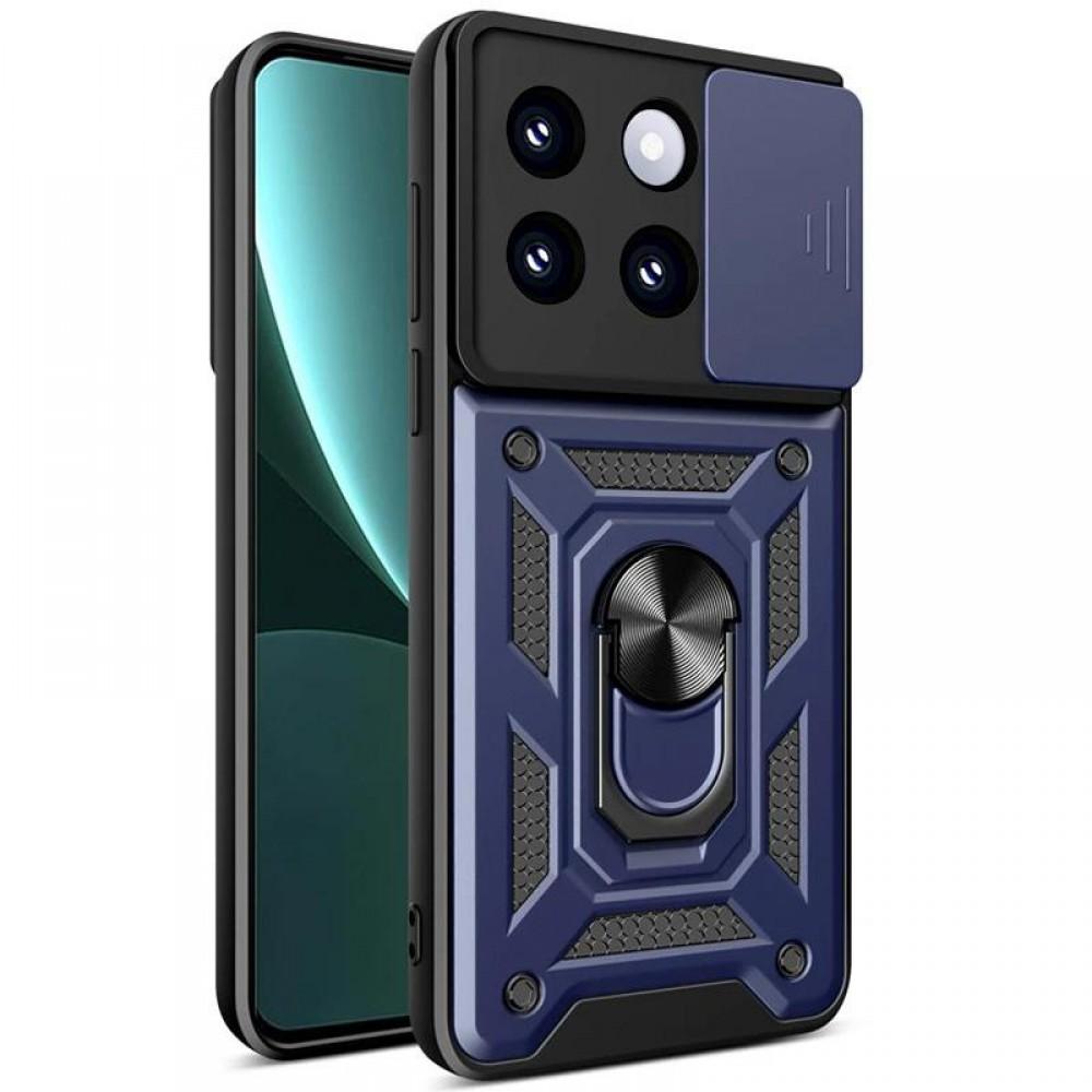 Чохол Ummi Camshield Serge Ring для Xiaomi 14 Pro Синій