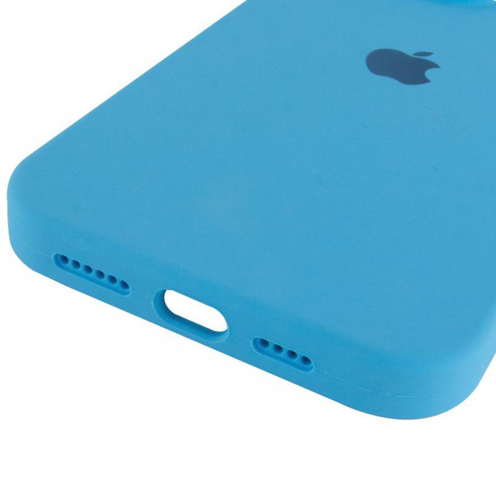 Чохол Silicone Case Full Protective (AA) для Apple iPhone 13 Pro Max (6.7") Блакитний / Blue