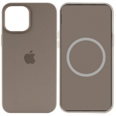 Чохол Silicone case (AAA) full with Magsafe and Animation для Apple iPhone 15 Plus (6.7") Коричневий / Clay