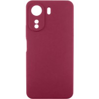 Чохол Silicone Cover Lakshmi Full Camera (AA) для Oppo A60 4G Бордовий / Marsala
