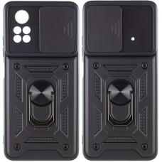 Ударостійкий чохол Camshield Serge Ring для Xiaomi Poco X4 Pro 5G Чорний
