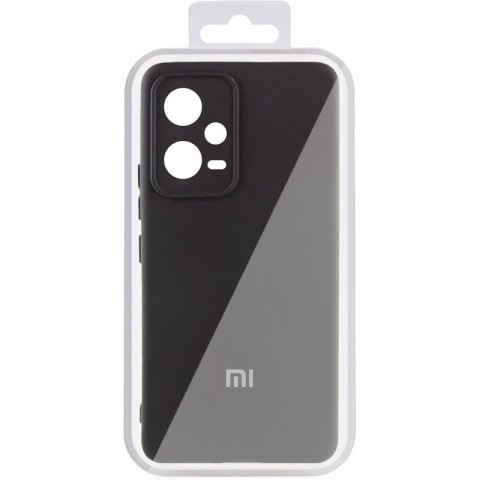 Чохол Silicone Cover Lakshmi Full Camera (AA) with logo для Xiaomi Poco X5 5G / Note 12 5G Чорний / Black