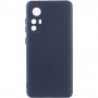 Чохол Silicone Cover Lakshmi Full Camera (A) для Xiaomi 12T / 12T Pro Синій / Midnight Blue