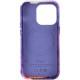 Шкіряний чохол Colour Splash with MagSafe для Apple iPhone 14 Pro Max (6.7") Purple / Pink