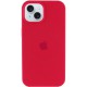 Чохол Silicone Case Full Protective (AA) with MagSafe для Apple iPhone 15 (6.1") Червоний / Deep Red