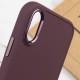 TPU чохол Bonbon Metal Style для Apple iPhone XS Max (6.5") Бордовий / Plum
