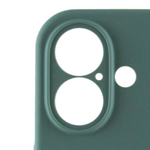 Чохол Silicone Case Full Camera Protective (AA) для Apple iPhone 16 Plus (6.7") Зелений / Pine green