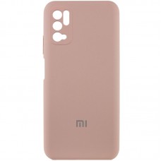 Чохол Silicone Cover Full Camera (AA) для Xiaomi Redmi Note 10 5G / Poco M3 Pro Рожевий / Pink Sand