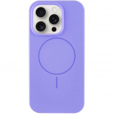 Чохол Silicone Case Full Protective (AA) NO LOGO with MagSafe для Apple iPhone 16 Pro (6.3") Бузковий / Lilac