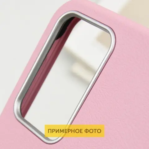 Шкіряний чохол Leather Case Metal Buttons для Xiaomi Redmi 9C Light Pink