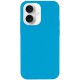 Чохол Silicone Case Full Protective (AA) NO LOGO для Apple iPhone 16 Plus (6.7") Блакитний / Blue