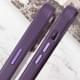 Шкіряний чохол Leather Case (AAA) with MagSafe and Animation для Apple iPhone 15 Pro (6.1") Dark Purple
