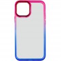 Чохол TPU+PC Fresh sip series для Apple iPhone 13 (6.1") Синій / Рожевий