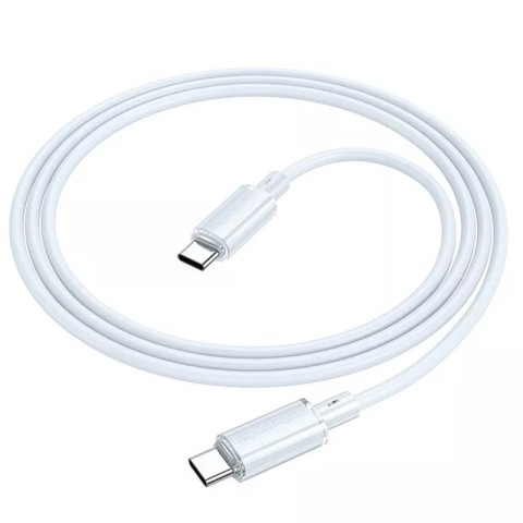 Дата кабель Borofone BX112 Lemon Type-C to Type-C 60W (1m) Blue