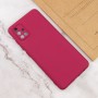 Чохол Silicone Cover Lakshmi Full Camera (AA) для Samsung Galaxy A51 Бордовий / Marsala