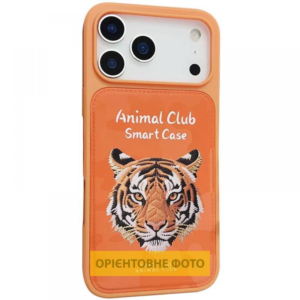 TPU+PC чохол Animal Club для Apple iPhone 16 Pro Max (6.9") Hermes Orange