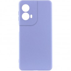 Чохол Silicone Cover Ummi Lakshmi Full Camera (AA) для Motorola Moto G85 Бузковий / Dasheen