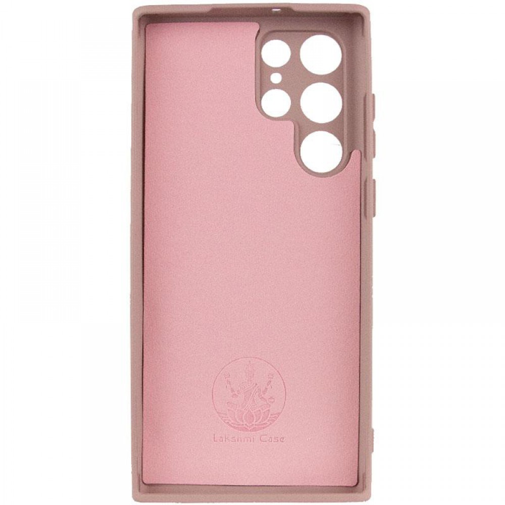Чохол TPU GETMAN Liquid Silk Full Camera для Samsung Galaxy S24 Ultra Рожевий / Pink Sand