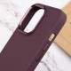 TPU чохол Bonbon Metal Style для Apple iPhone 13 Pro Max (6.7") Бордовий / Plum