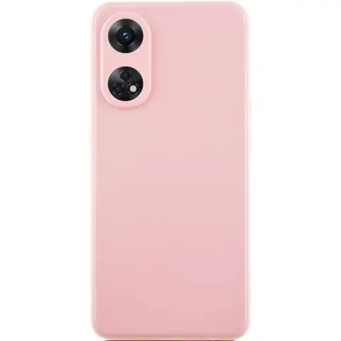 Силіконовий чохол Candy Full Camera для Oppo Reno 8 T 4G Рожевий / Pink Sand