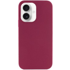 Чохол Silicone Case Full Protective (AA) NO LOGO для Apple iPhone 16 Plus (6.7") Бордовий / Maroon