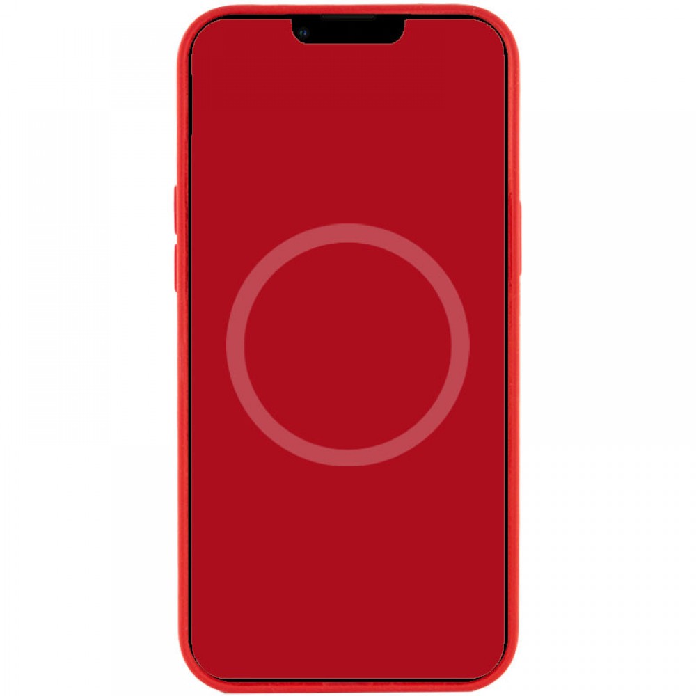 Чохол Silicone case (AAA) with Magsafe and Animation для Apple iPhone 12 Pro / 12 (6.1") Червоний / Red