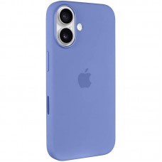 Чохол Silicone case (AAA) with Magsafe and Animation (button) для Apple iPhone 16 Plus (6.7") Periwinkle