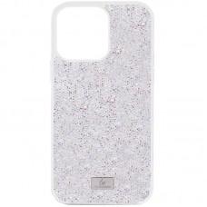 TPU чохол Bling World Rock Diamond для Apple iPhone 15 Pro Max (6.7") Білий