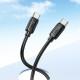 Дата кабель Hoco X115 Surpass Type-C to Type-C 240W (1m) Black