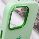 Чохол Silicone Case Metal Buttons (AA) для Apple iPhone 14 Pro (6.1") Зелений / Pistachio