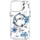 TPU+PC чохол Clear Garden with MagSafe для Apple iPhone 16 Pro Max (6.9") Blue Blossom
