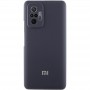 Чохол Silicone Cover Lakshmi Full Camera (AAA) with Logo для Xiaomi Redmi Note 10 Pro / 10 Pro Max Сірий / Dark Gray