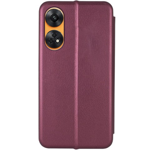 Шкіряний чохол-книжка Classy для Oppo Reno 8 T 4G Бордовий