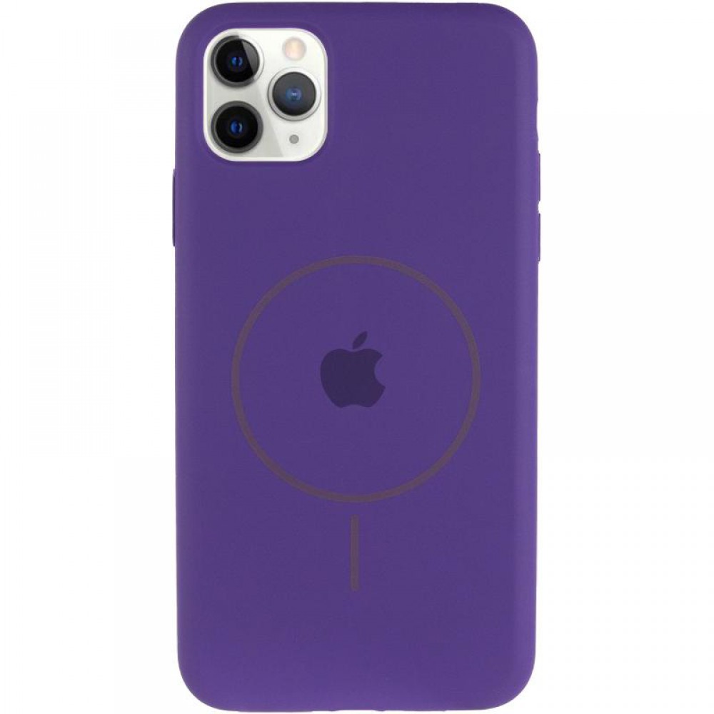 Чехол Silicone Case Full Protective (AA) with MagSafe для Apple iPhone 11 Pro Max (6.5")