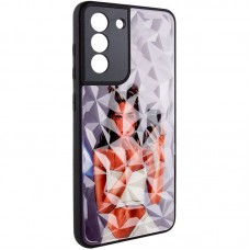 TPU+PC чохол Prisma Ladies для Samsung Galaxy S22 Black in White