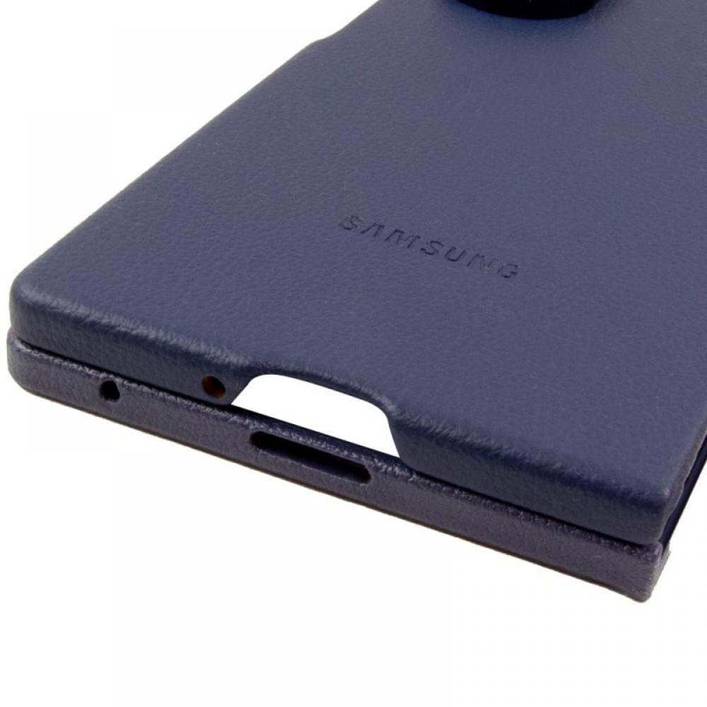 Шкіряний чохол Leather Case (AAA) для Samsung Galaxy Z Fold6 Navy