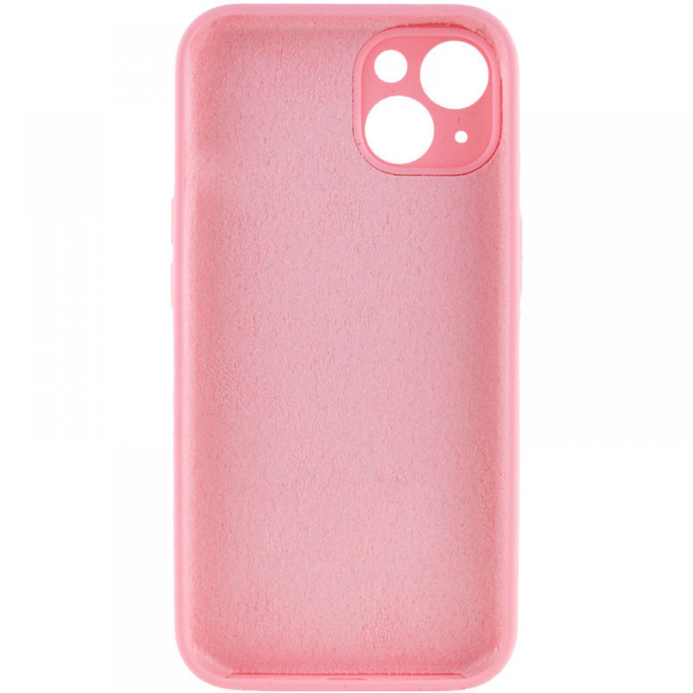 Чохол Silicone Case Full Camera Protective (AA) NO LOGO для Apple iPhone 15 Plus (6.7") Рожевий / Light pink