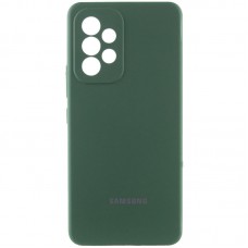 Чохол Silicone Cover Lakshmi Full Camera (AAA) with Logo для Samsung Galaxy A53 5G Зелений / Cyprus Green