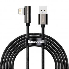 Дата кабель Baseus Legend Series Elbow USB to Lightning 2.4A (1m) (CALCS-01) Black