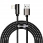 Дата кабель Baseus Legend Series Elbow USB to Lightning 2.4A (1m) (CALCS-01) Black