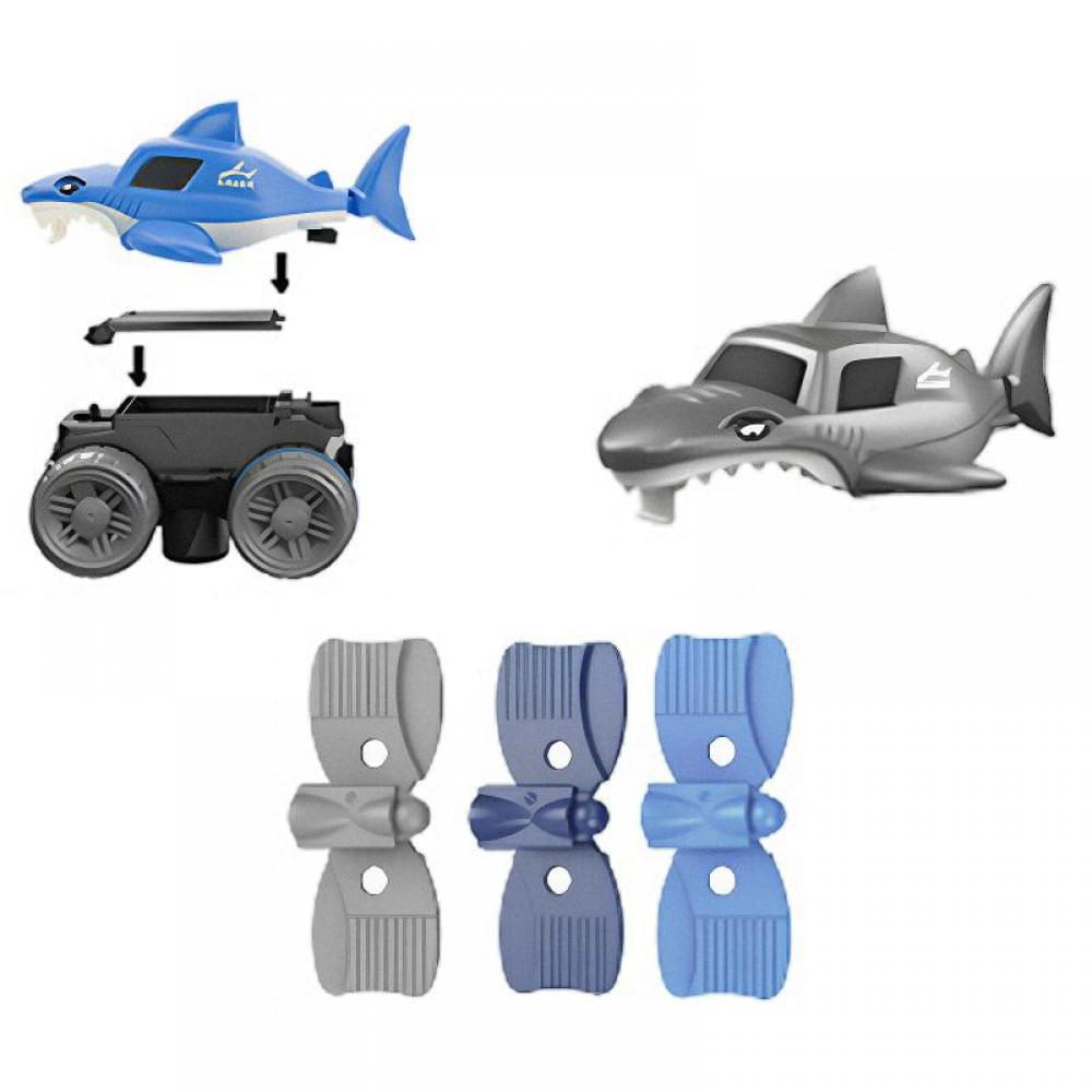 Інтерактивний трек з інерційною машинкою SHT 5510-4 Shark Trak (46pcs/1CAR) Blue