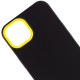 Чохол TPU+PC Bichromatic для Apple iPhone 13 (6.1") Black / Yellow