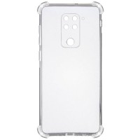 TPU чохол GETMAN Ease logo посилені кути Full Camera для Xiaomi Redmi Note 9 / Redmi 10X Безбарвний (прозорий)