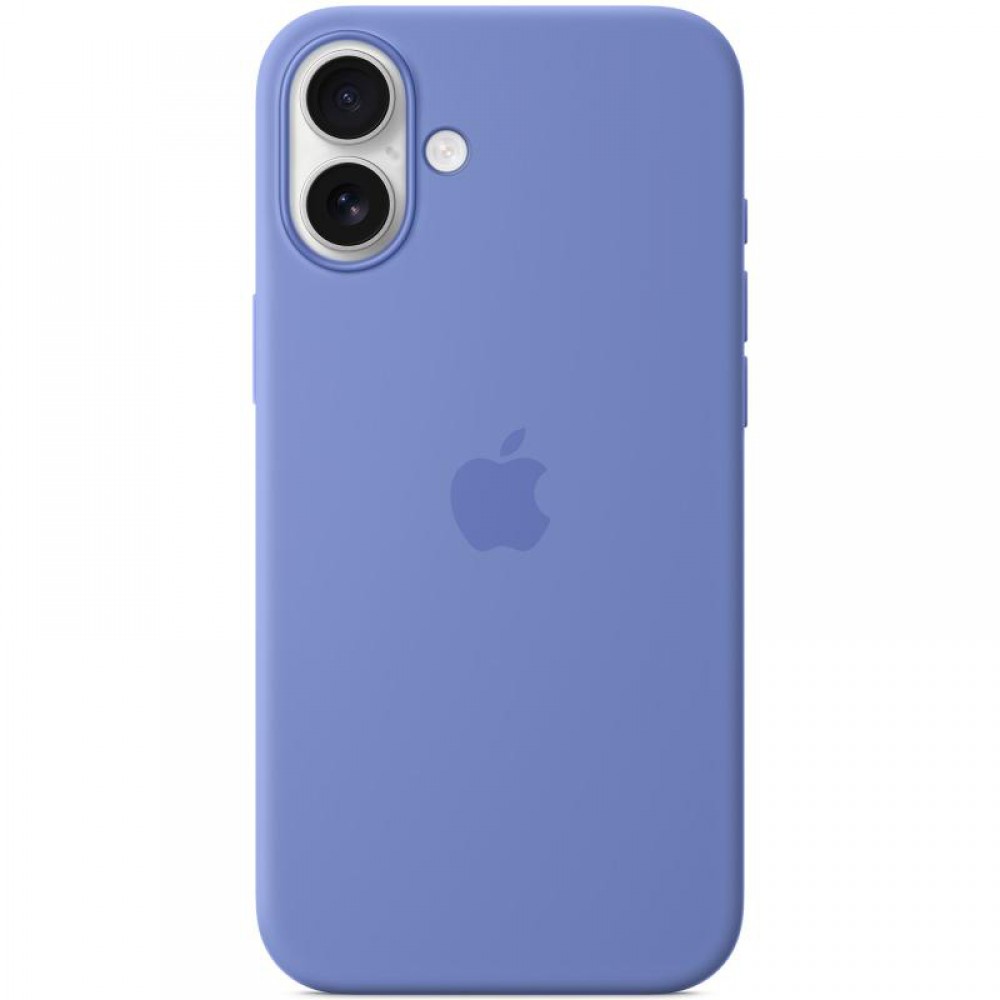 Чохол Silicone case (AAA) with Magsafe and Animation (button) для Apple iPhone 16 Plus (6.7") Periwinkle