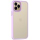 TPU+PC чохол Metal Buttons для Apple iPhone 11 Pro Max (6.5") Бузковий