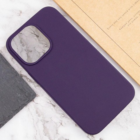 Чохол Silicone Case Full Protective (AA) NO LOGO для Apple iPhone 15 Pro Max (6.7") Фіолетовий / Elderberry