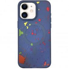 Чохол TPU+PC Flush with MagSafe для Apple iPhone 11 (6.1") Dark blue