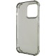 TPU чохол GETMAN Ease logo посилені кути для Apple iPhone 14 Pro Max (6.7") Сірий (прозорий)