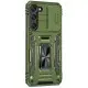 Ударостійкий чохол Camshield Army Ring для Samsung Galaxy S22+ Оливковий / Army Green
