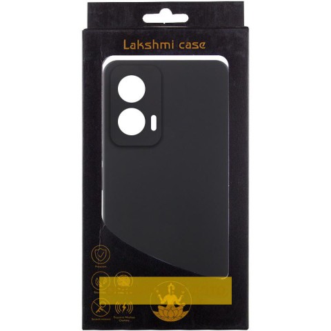 Чохол Silicone Cover Lakshmi Full Camera (AAA) для Motorola Moto G05 / E15 4G Чорний / Black